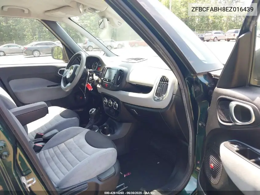 2014 Fiat 500L Easy VIN: ZFBCFABH8EZ016439 Lot: 42618268