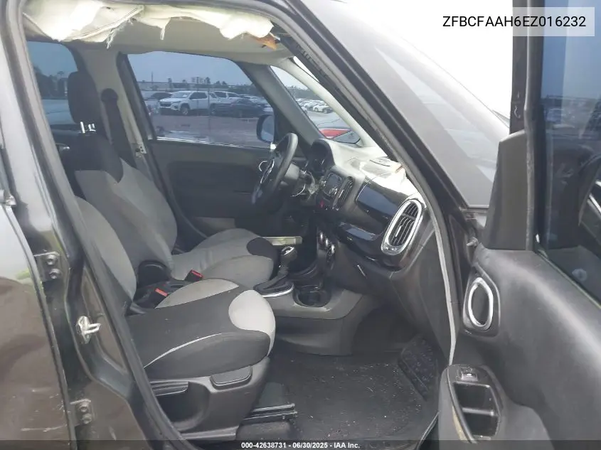 2014 Fiat 500L Pop VIN: ZFBCFAAH6EZ016232 Lot: 42638731