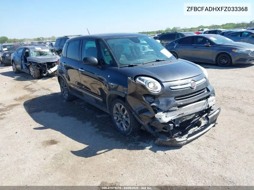 2015 Fiat 500L Trekking VIN: ZFBCFADHXFZ033368 Lot: 41979375