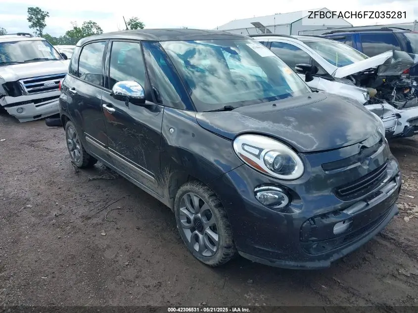 2015 Fiat 500L Lounge VIN: ZFBCFACH6FZ035281 Lot: 42306531