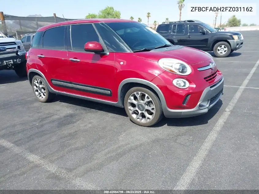 2015 Fiat 500L Trekking VIN: ZFBCFADH2FZ031162 Lot: 42564796