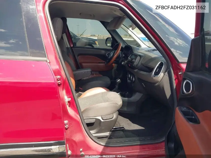 2015 Fiat 500L Trekking VIN: ZFBCFADH2FZ031162 Lot: 42564796