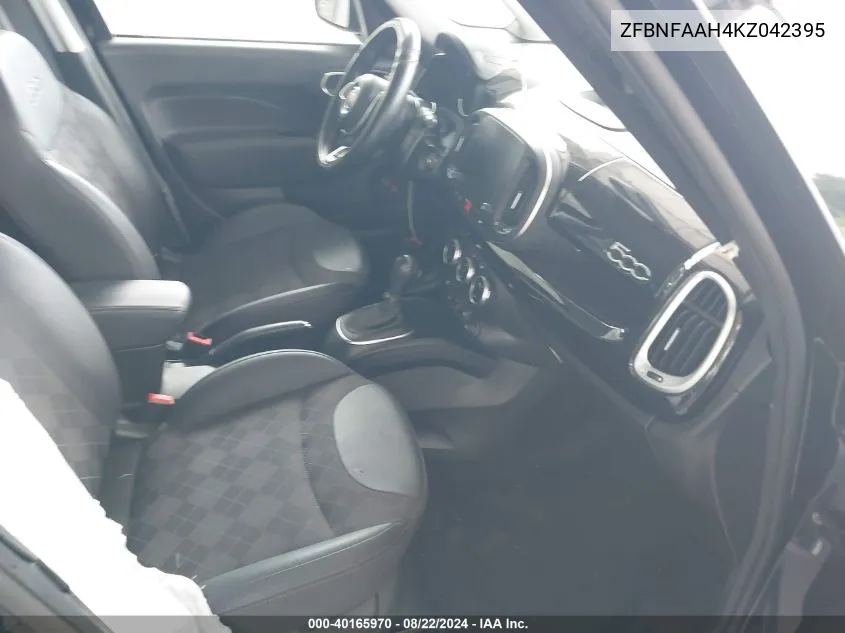 2019 Fiat 500L Pop VIN: ZFBNFAAH4KZ042395 Lot: 40165970