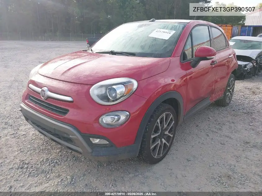 2016 Fiat 500X Trekking Plus VIN: ZFBCFXET3GP390507 Lot: 42178918