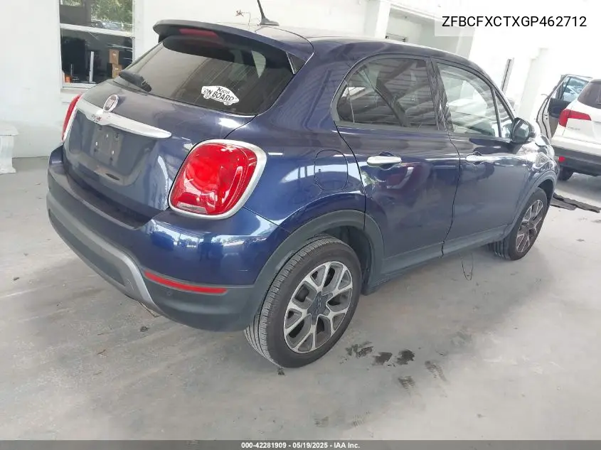 2016 Fiat 500X Trekking VIN: ZFBCFXCTXGP462712 Lot: 42281909