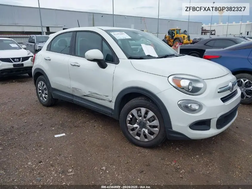 2016 Fiat 500X Pop VIN: ZFBCFXAT8GP382327 Lot: 42352889