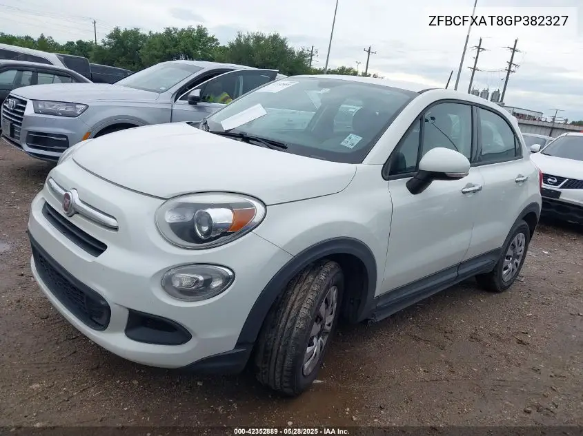 2016 Fiat 500X Pop VIN: ZFBCFXAT8GP382327 Lot: 42352889