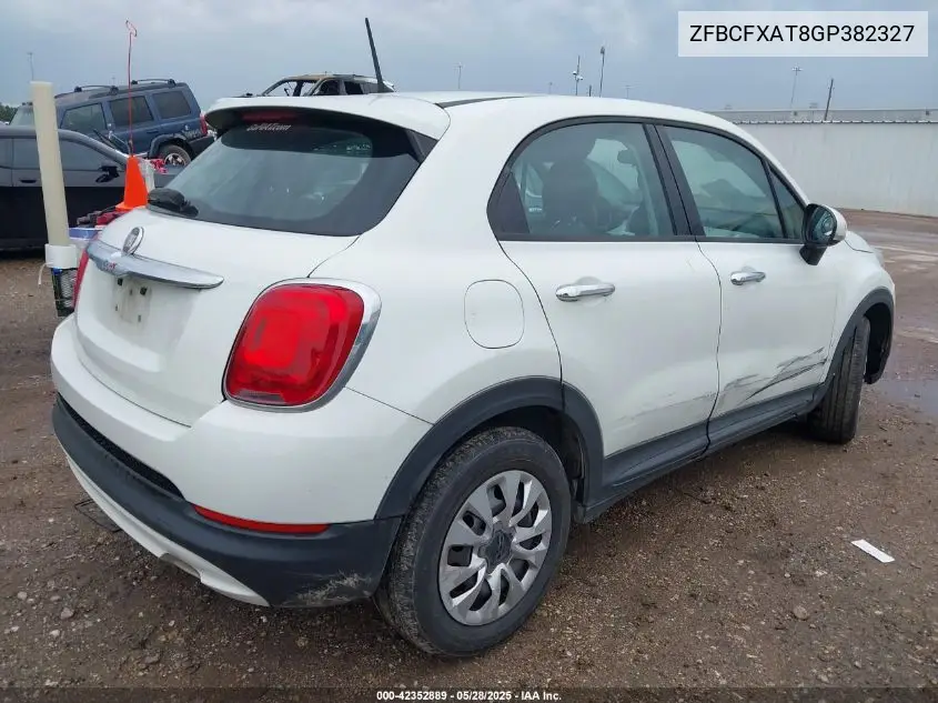 2016 Fiat 500X Pop VIN: ZFBCFXAT8GP382327 Lot: 42352889