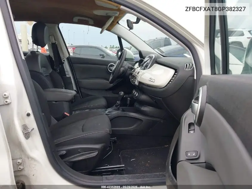 2016 Fiat 500X Pop VIN: ZFBCFXAT8GP382327 Lot: 42352889
