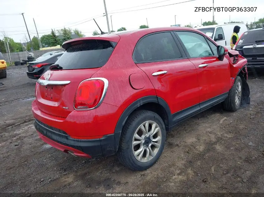 2016 Fiat 500X Easy VIN: ZFBCFYBT0GP363307 Lot: 42358775