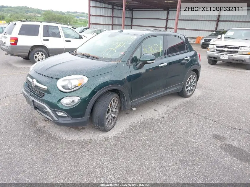 2016 Fiat 500X Trekking Plus VIN: ZFBCFXET0GP332111 Lot: 42363258