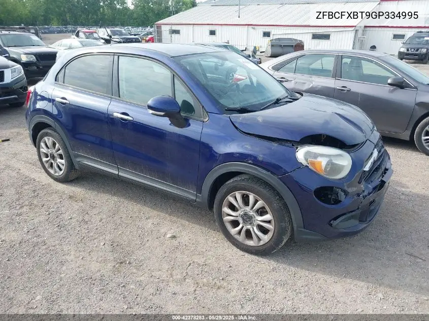2016 Fiat 500X Easy VIN: ZFBCFXBT9GP334995 Lot: 42378283