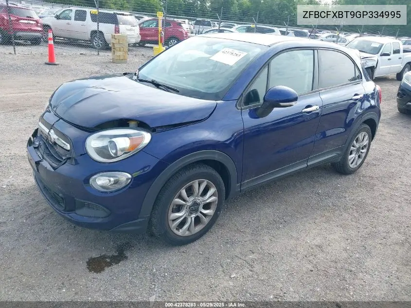 2016 Fiat 500X Easy VIN: ZFBCFXBT9GP334995 Lot: 42378283