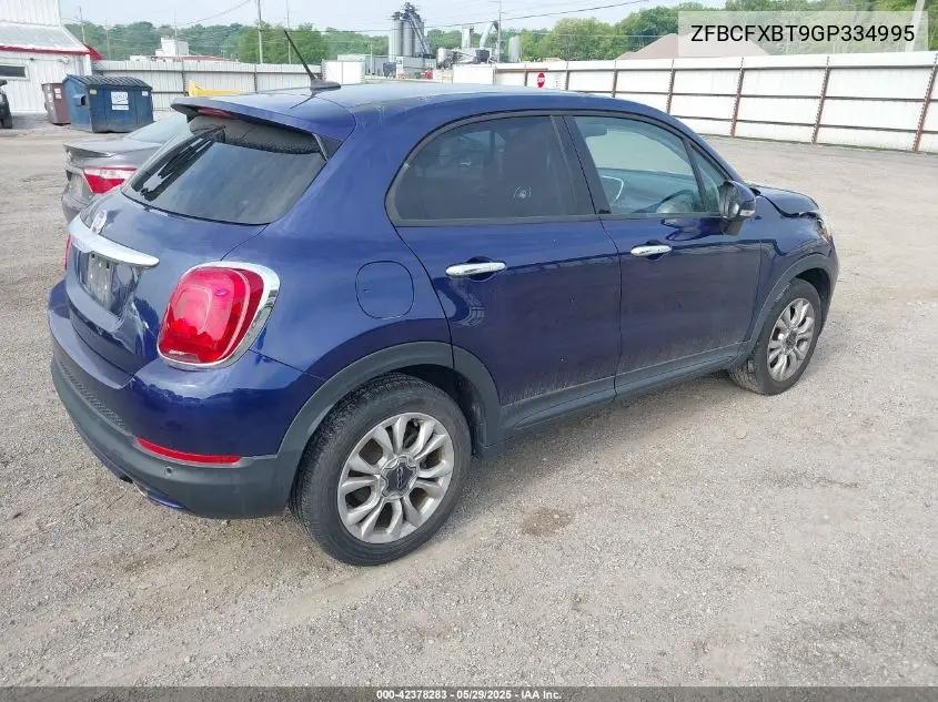 2016 Fiat 500X Easy VIN: ZFBCFXBT9GP334995 Lot: 42378283