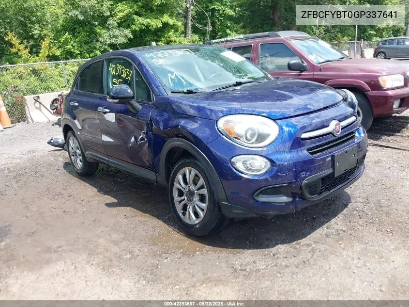 2016 Fiat 500X Easy VIN: ZFBCFYBT0GP337641 Lot: 42393657