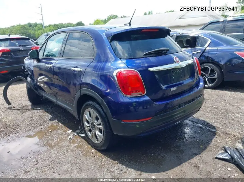 2016 Fiat 500X Easy VIN: ZFBCFYBT0GP337641 Lot: 42393657