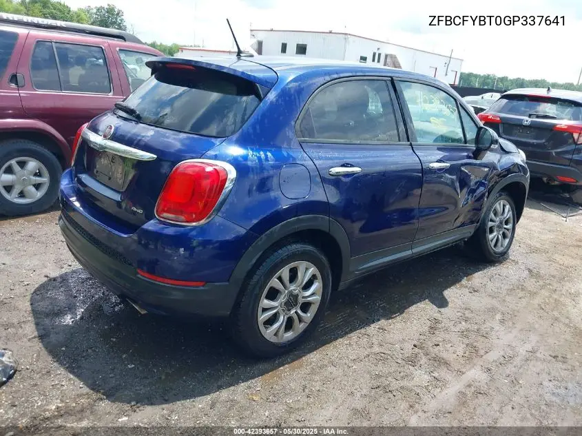 2016 Fiat 500X Easy VIN: ZFBCFYBT0GP337641 Lot: 42393657