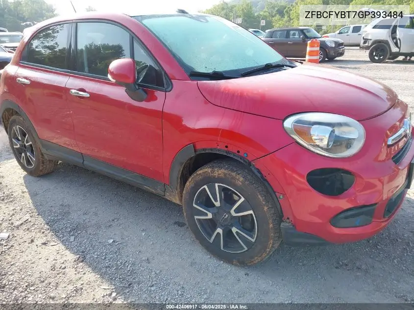 2016 Fiat 500X Easy VIN: ZFBCFYBT7GP393484 Lot: 42406917