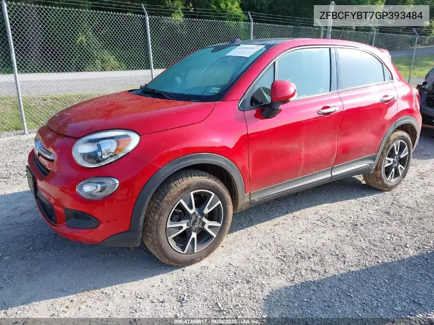 2016 Fiat 500X Easy VIN: ZFBCFYBT7GP393484 Lot: 42406917