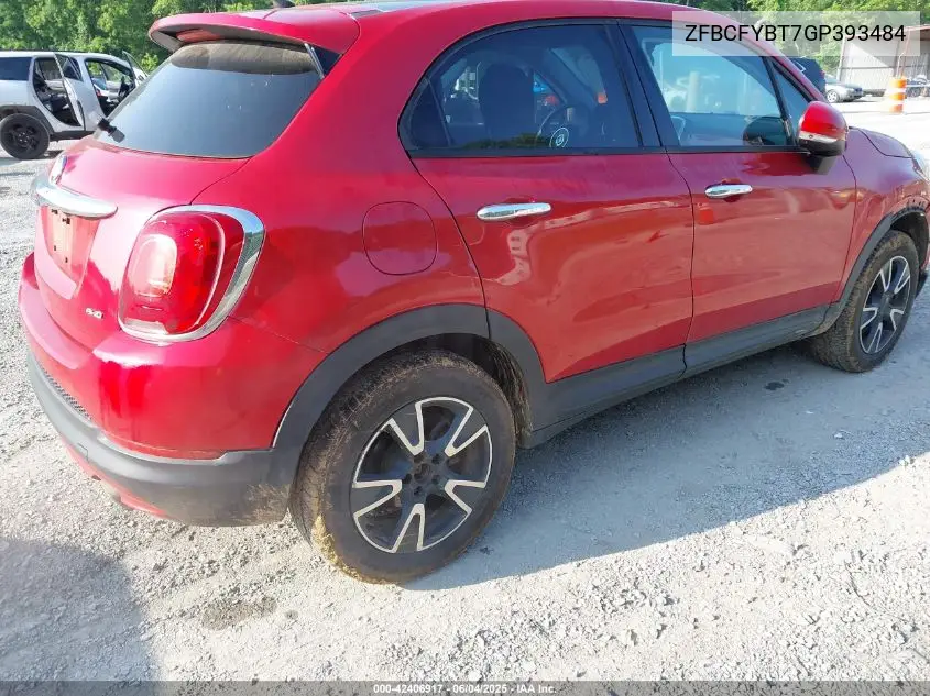 2016 Fiat 500X Easy VIN: ZFBCFYBT7GP393484 Lot: 42406917