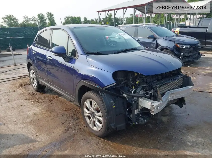2016 Fiat 500X Easy VIN: ZFBCFYBT9GP372314 Lot: 42413577
