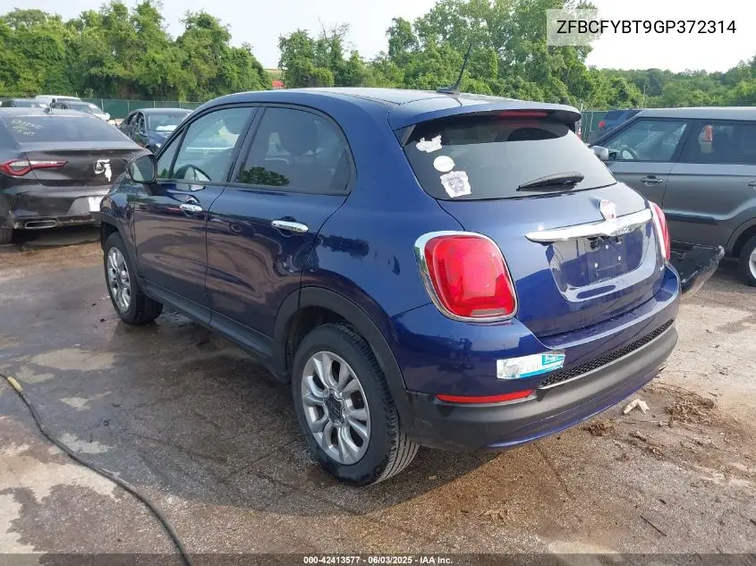2016 Fiat 500X Easy VIN: ZFBCFYBT9GP372314 Lot: 42413577