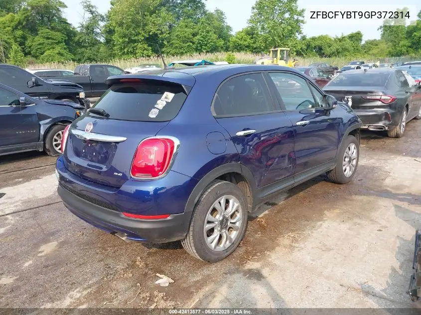 2016 Fiat 500X Easy VIN: ZFBCFYBT9GP372314 Lot: 42413577