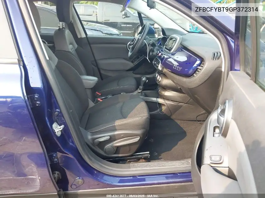 2016 Fiat 500X Easy VIN: ZFBCFYBT9GP372314 Lot: 42413577