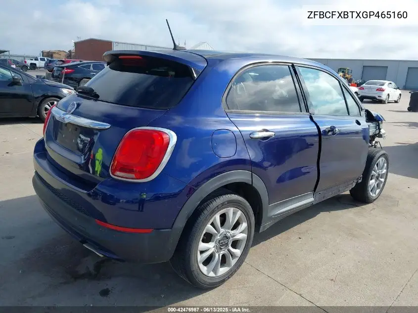 2016 Fiat 500X Easy VIN: ZFBCFXBTXGP465160 Lot: 42476987