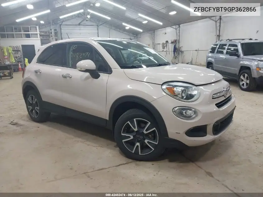 2016 Fiat 500X Easy VIN: ZFBCFYBT9GP362866 Lot: 42482474