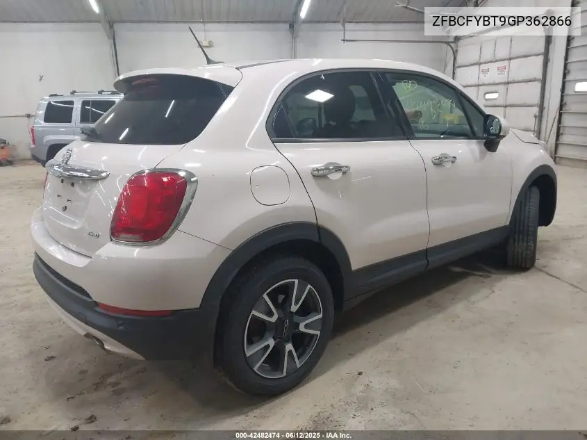 2016 Fiat 500X Easy VIN: ZFBCFYBT9GP362866 Lot: 42482474