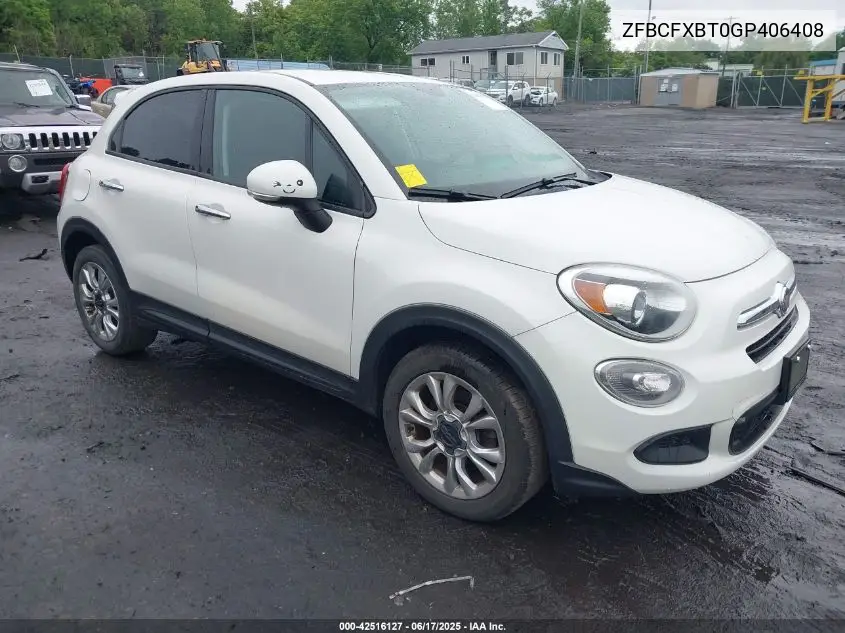 2016 Fiat 500X Easy VIN: ZFBCFXBT0GP406408 Lot: 42516127