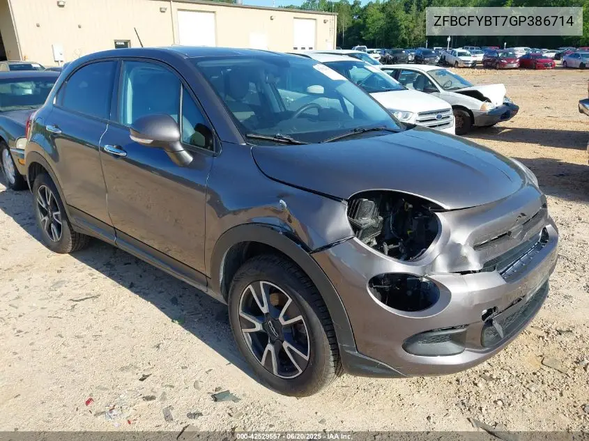 2016 Fiat 500X Easy VIN: ZFBCFYBT7GP386714 Lot: 42529557
