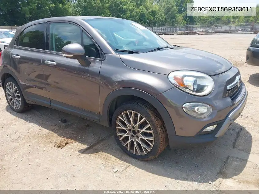 2016 Fiat 500X Trekking VIN: ZFBCFXCT5GP353011 Lot: 42577252