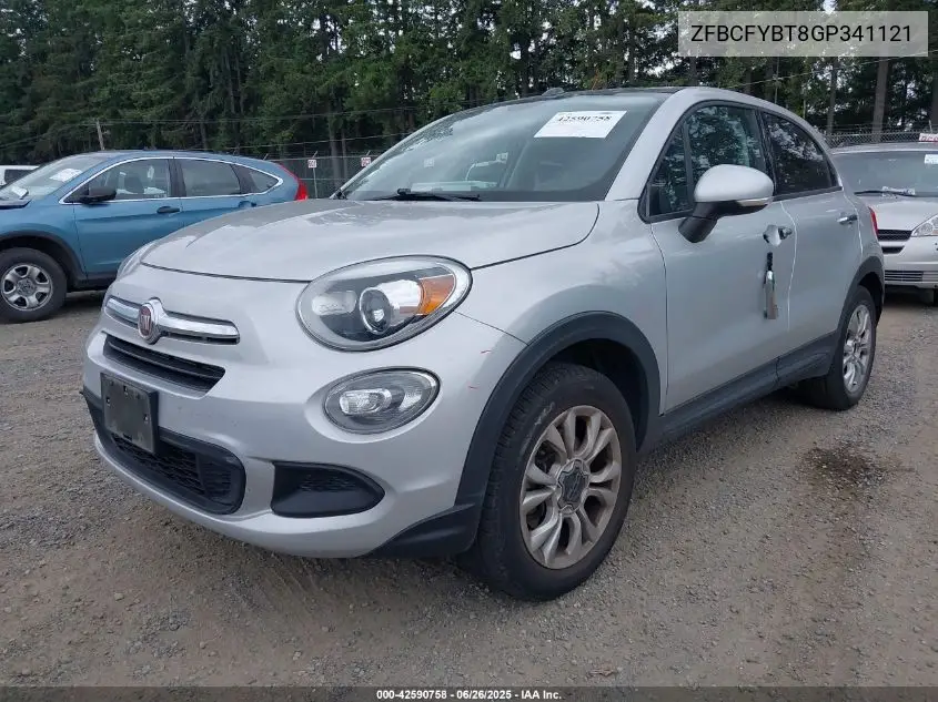 2016 Fiat 500X Easy VIN: ZFBCFYBT8GP341121 Lot: 42590758