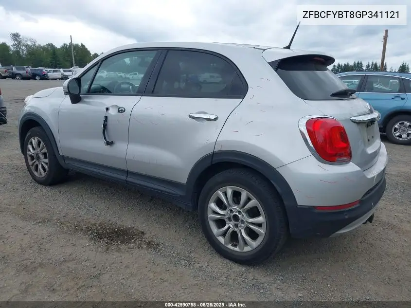 2016 Fiat 500X Easy VIN: ZFBCFYBT8GP341121 Lot: 42590758