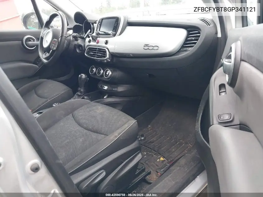 2016 Fiat 500X Easy VIN: ZFBCFYBT8GP341121 Lot: 42590758