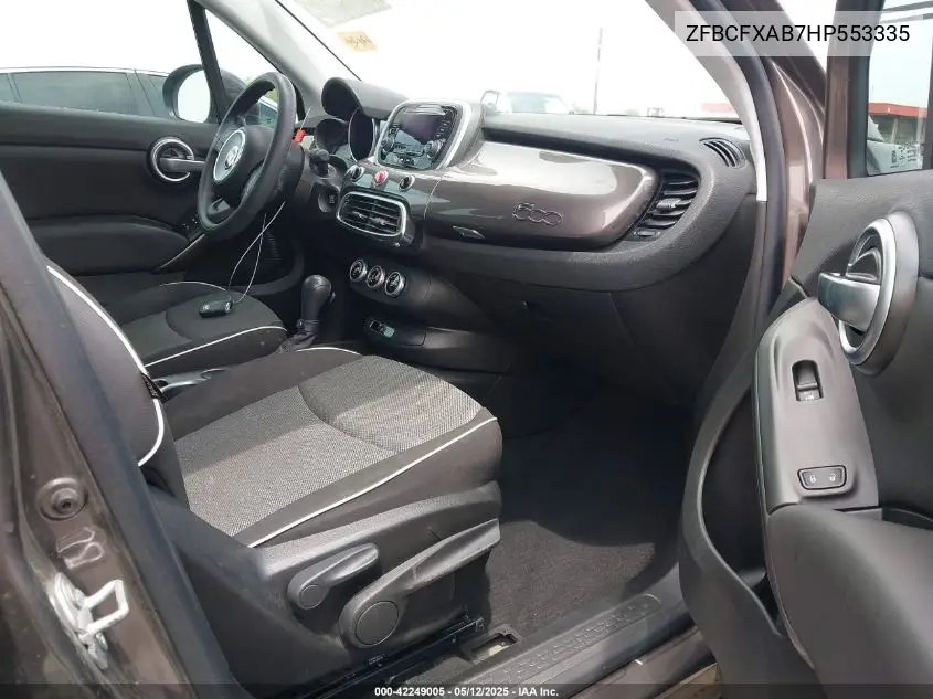 2017 Fiat 500X Pop Fwd VIN: ZFBCFXAB7HP553335 Lot: 42249005