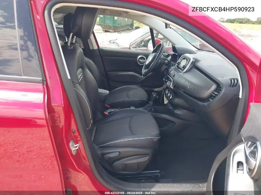 2017 Fiat 500X Trekking Fwd VIN: ZFBCFXCB4HP590923 Lot: 42332105