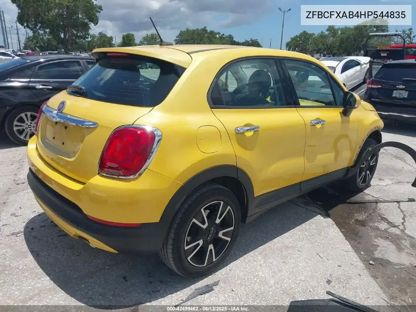2017 Fiat 500X Pop Fwd VIN: ZFBCFXAB4HP544835 Lot: 42499462