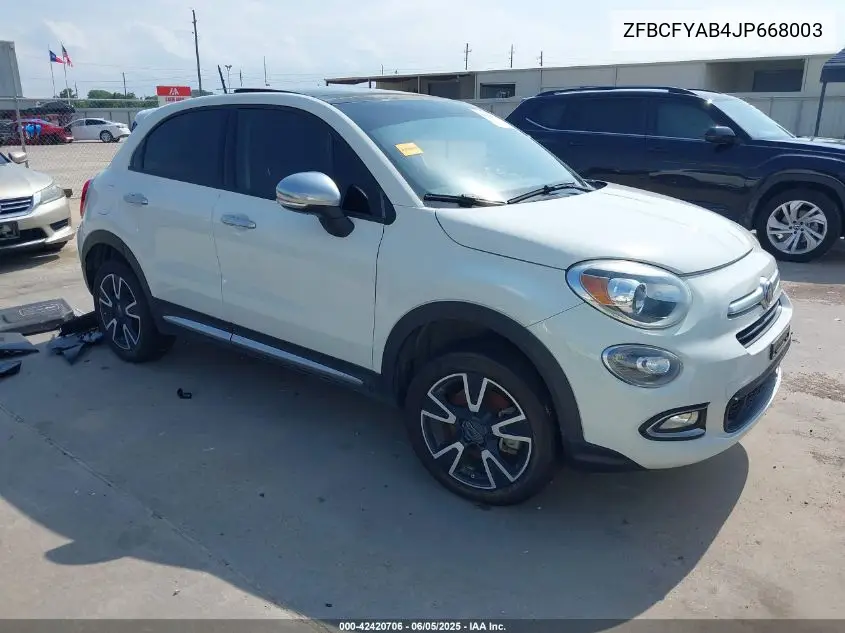 2018 Fiat 500X Blue Sky Edition Awd VIN: ZFBCFYAB4JP668003 Lot: 42420706