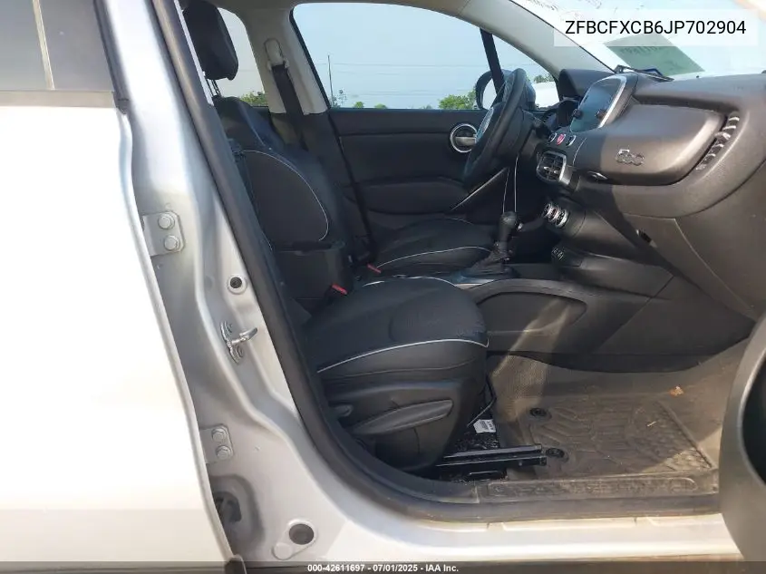 2018 Fiat 500X Trekking Fwd VIN: ZFBCFXCB6JP702904 Lot: 42611697
