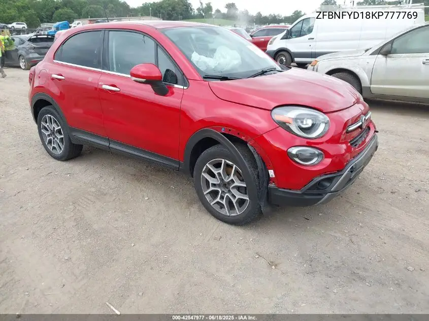 2019 Fiat 500X Trekking Plus Awd VIN: ZFBNFYD18KP777769 Lot: 42624985