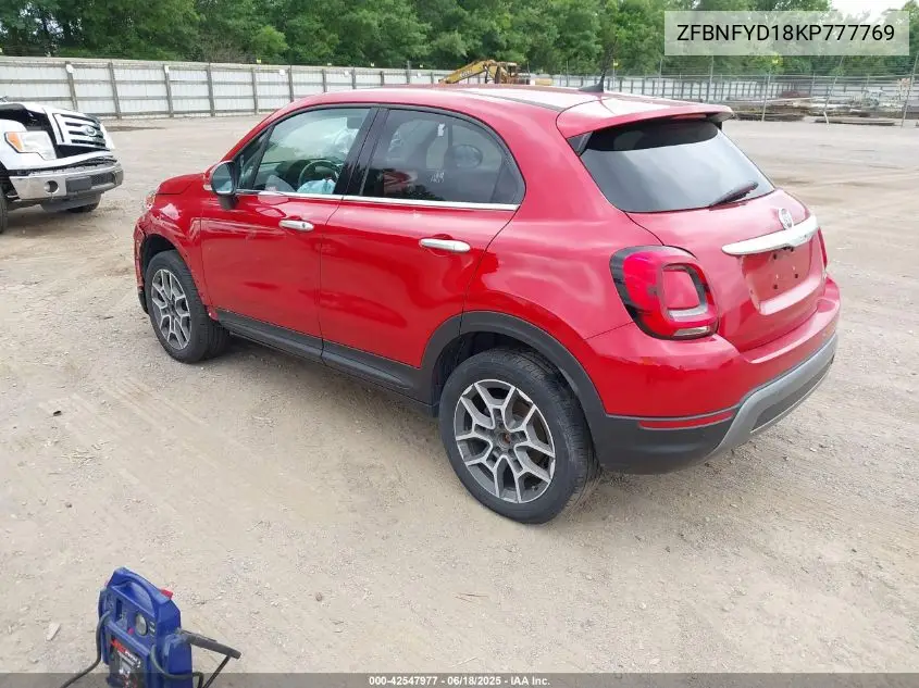 2019 Fiat 500X Trekking Plus Awd VIN: ZFBNFYD18KP777769 Lot: 42624985