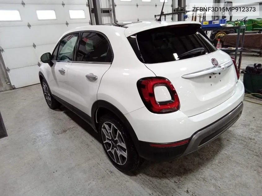 2021 Fiat 500X Trekking Plus Awd VIN: ZFBNF3D15MP912373 Lot: 41164066