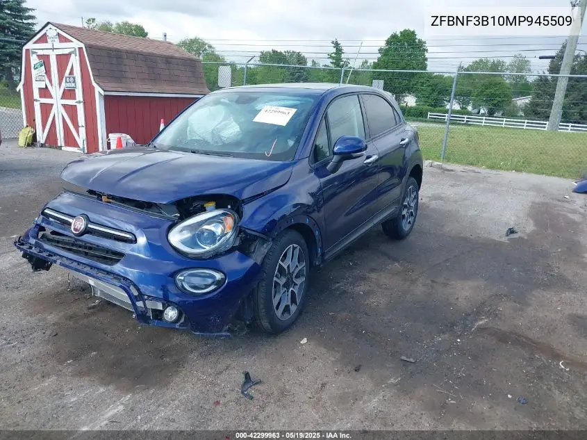 2021 Fiat 500X Trekking Awd VIN: ZFBNF3B10MP945509 Lot: 42299963