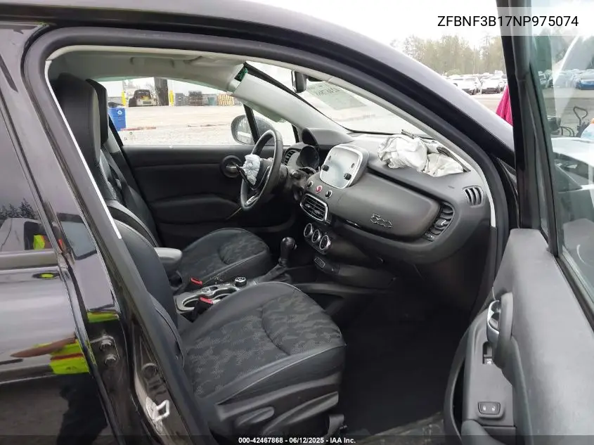 2022 Fiat 500X Trekking Awd VIN: ZFBNF3B17NP975074 Lot: 42467868