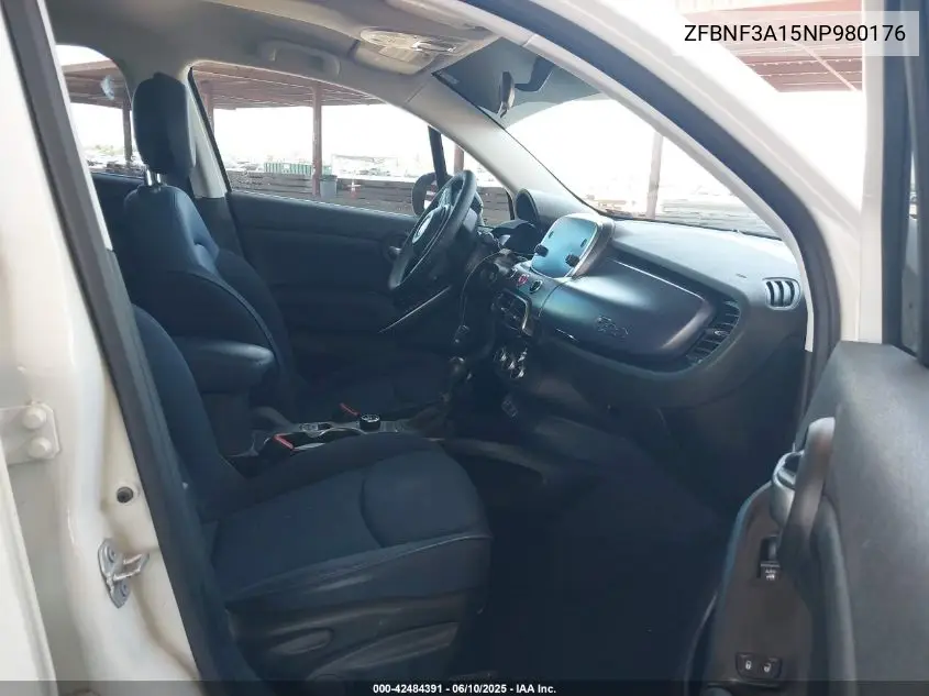 2022 Fiat 500X Pop Awd VIN: ZFBNF3A15NP980176 Lot: 42484391