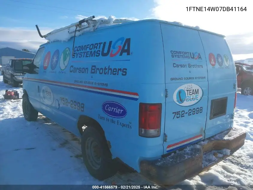 2007 Ford E-150 Commercial/Recreational VIN: 1FTNE14W07DB41164 Lot: 41566579