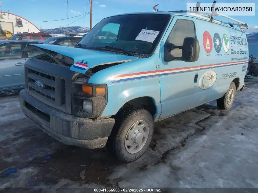 2012 Ford E-150 Commercial VIN: 1FTNE1EW4CDA80250 Lot: 41566553